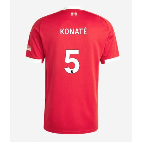Liverpool Ibrahima Konate #5 Prima Maglia 2025-26 Manica Corta Liverpool Ibrahima Konate #5 Prima Maglia 2025-26 Manica Corta